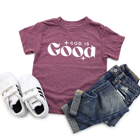 God Is Good Bold Youth Short Sleeve Crew