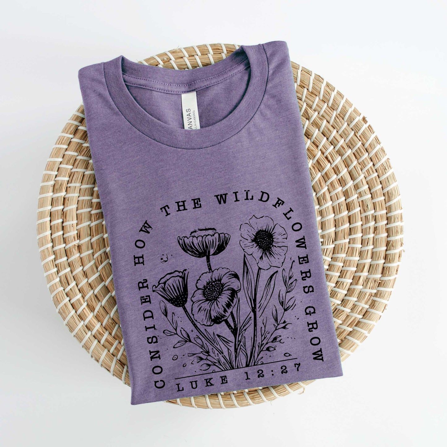 Wildflowers Grow | Short Sleeve Crew Neck