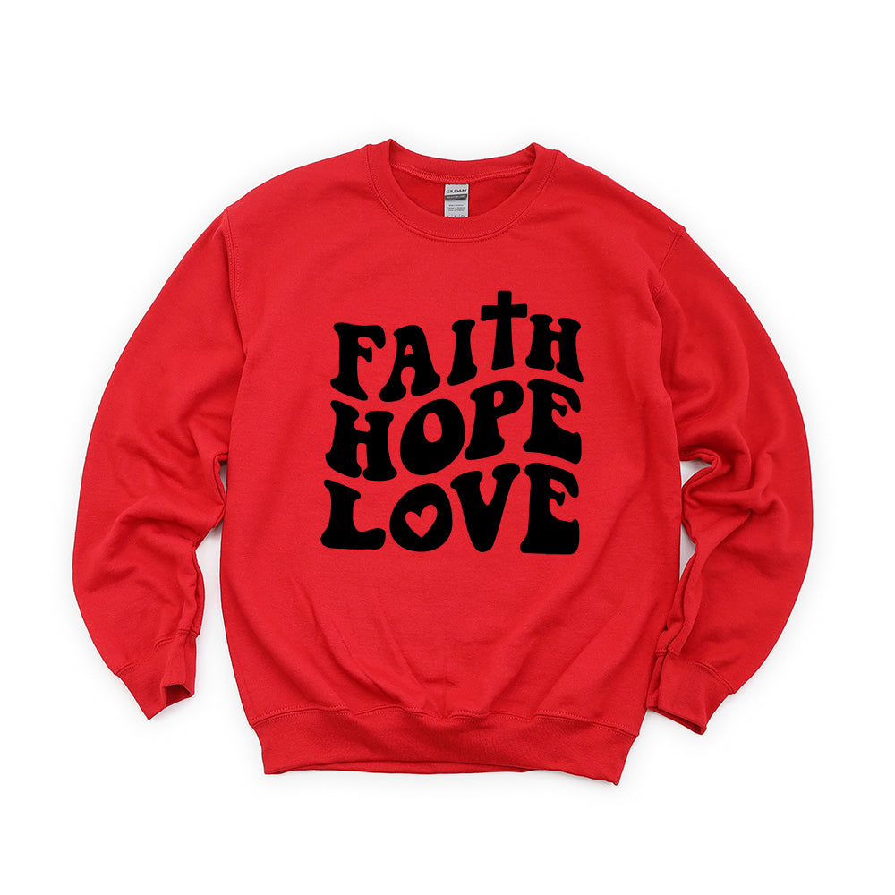 Faith Hope Love | Youth Sweatshirt