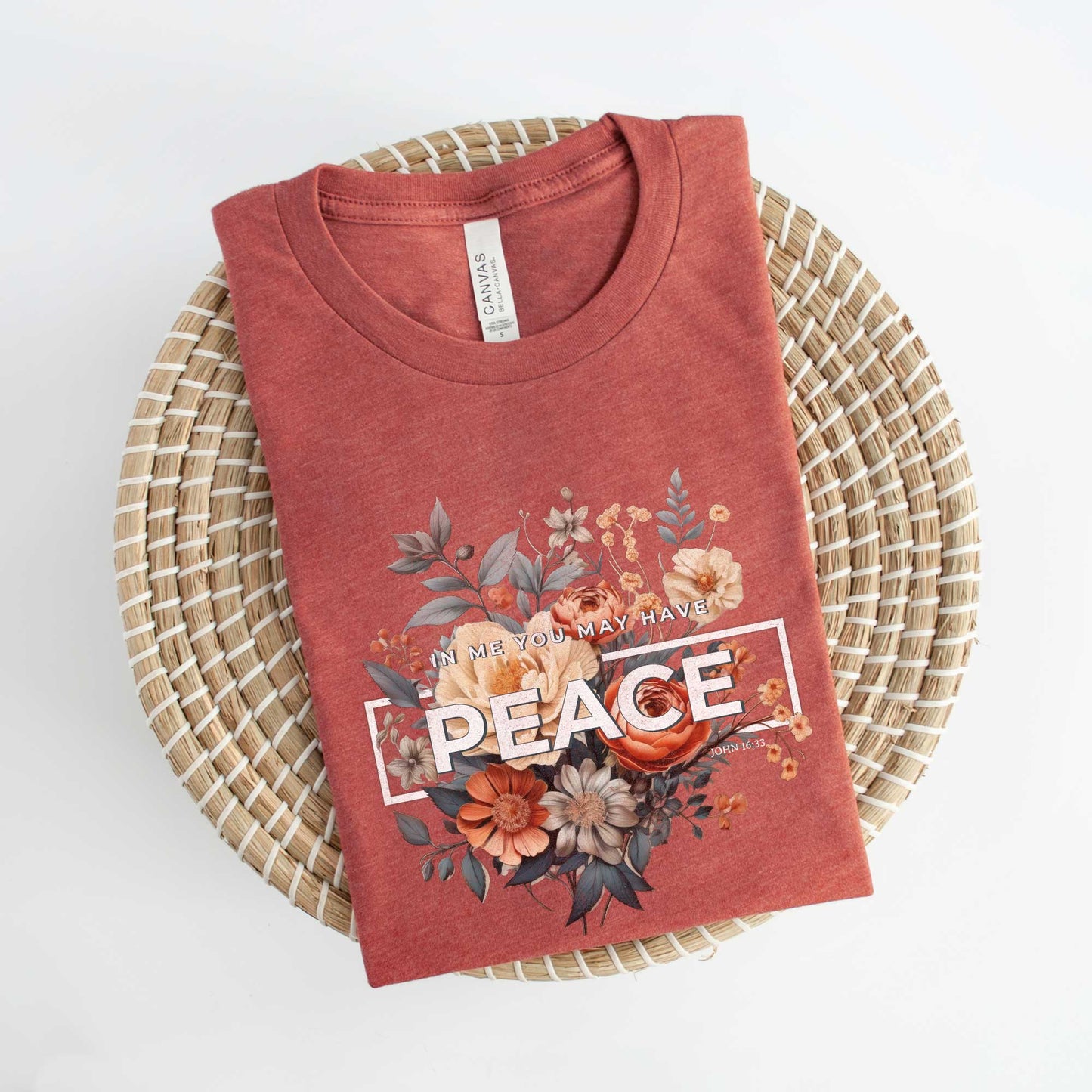 In Me You May Have Peace | Short Sleeve Crew Neck