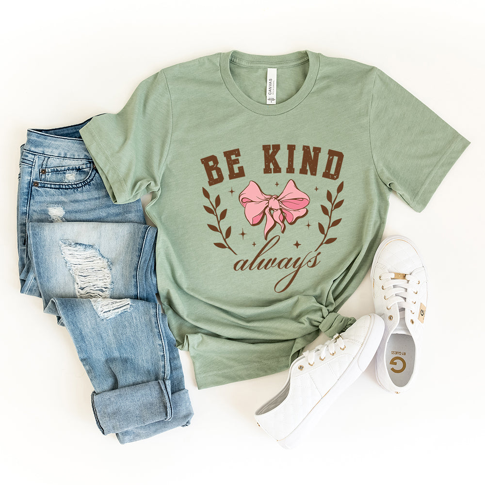 Coquette Be Kind Always | Short Sleeve Crew Neck