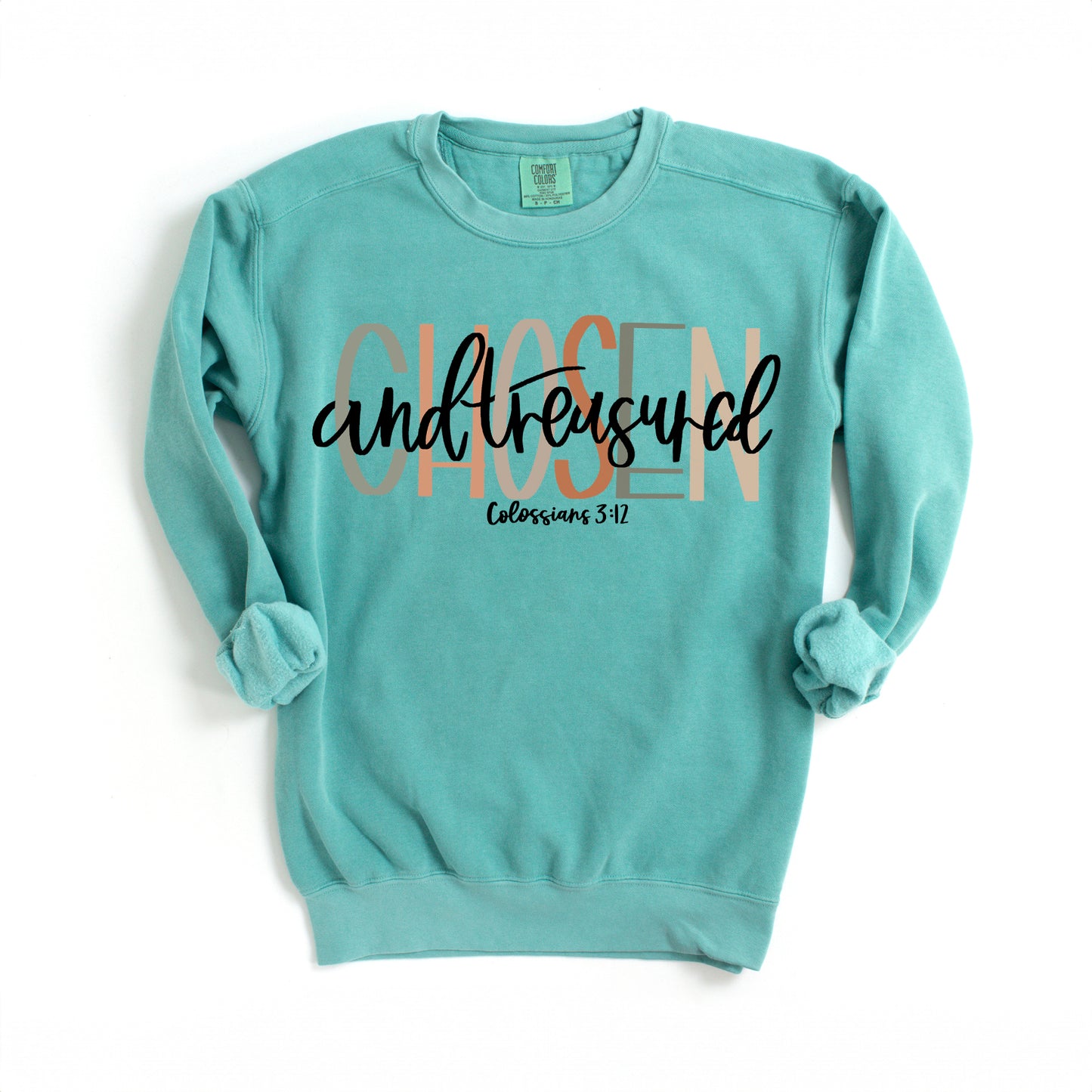 Boho Chosen And Treasured | Garment Dyed Sweatshirt