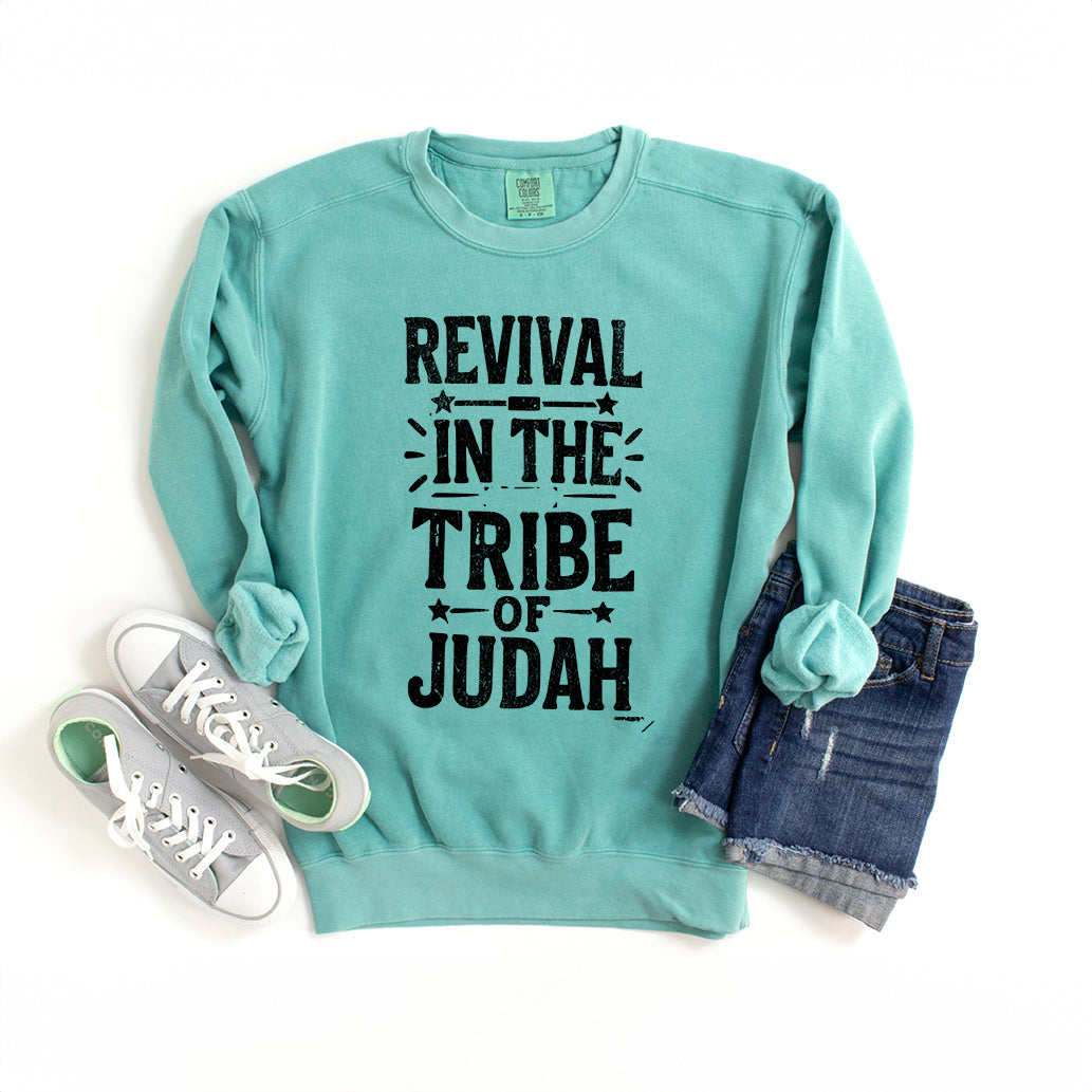 Revival In The Tribe | Garment Dyed Sweatshirt