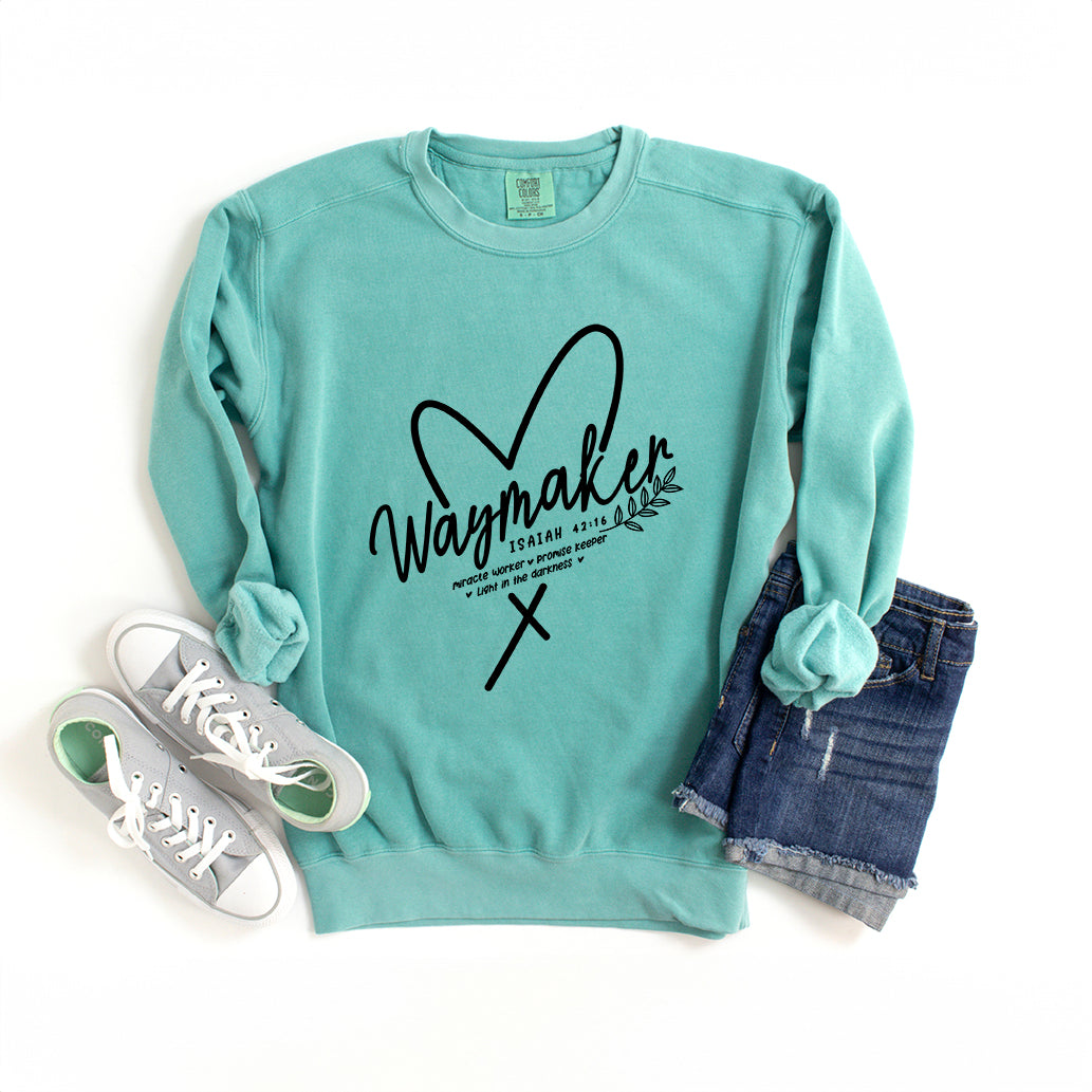 Waymaker Heart | Garment Dyed Sweatshirt