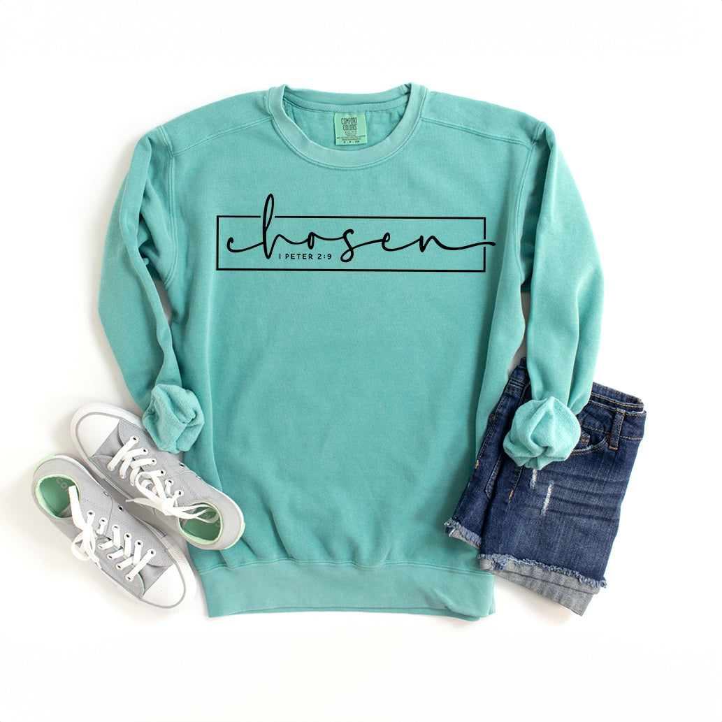 Chosen Scripture | Garment Dyed Sweatshirt