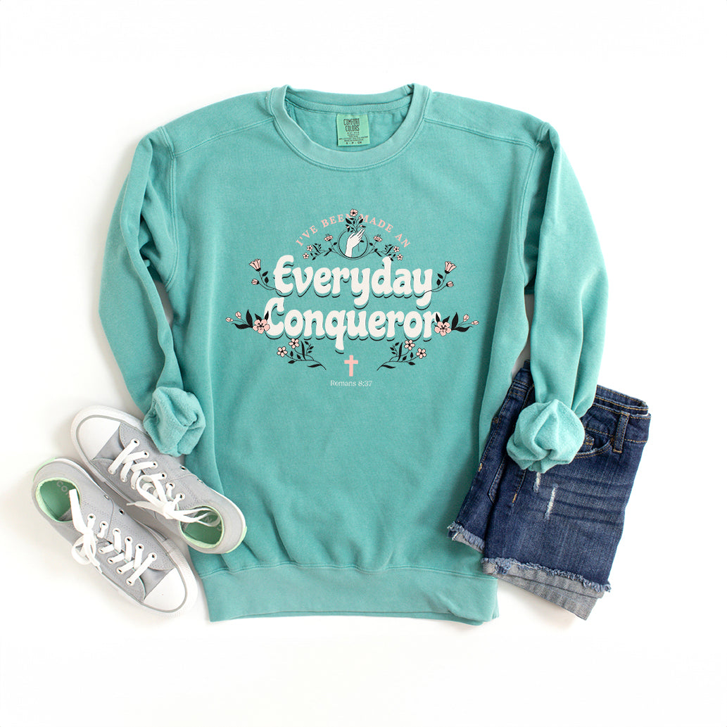 Everyday Conqueror | Garment Dyed Sweatshirt