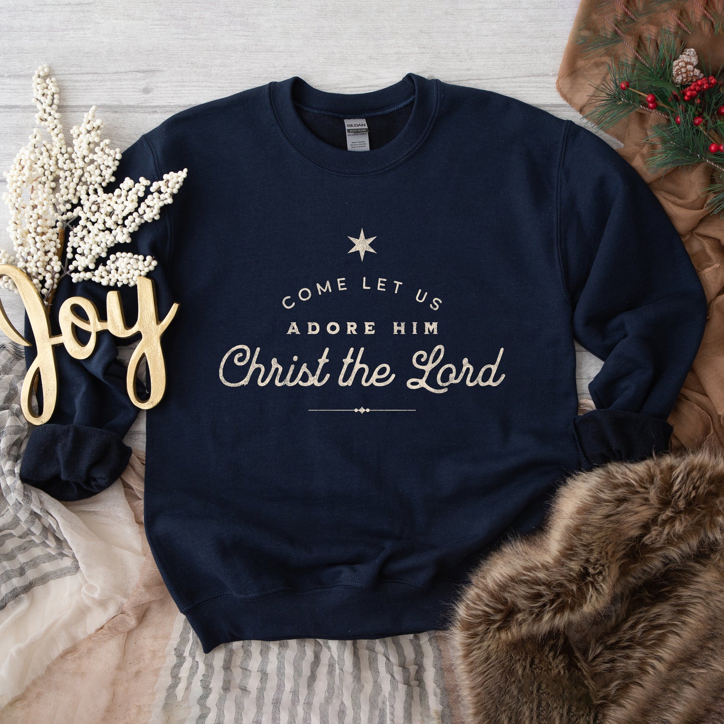 Let Us Adore Him | Sweatshirt