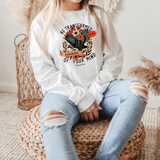 Be Transformed Bird | Long Sleeve Crew Neck