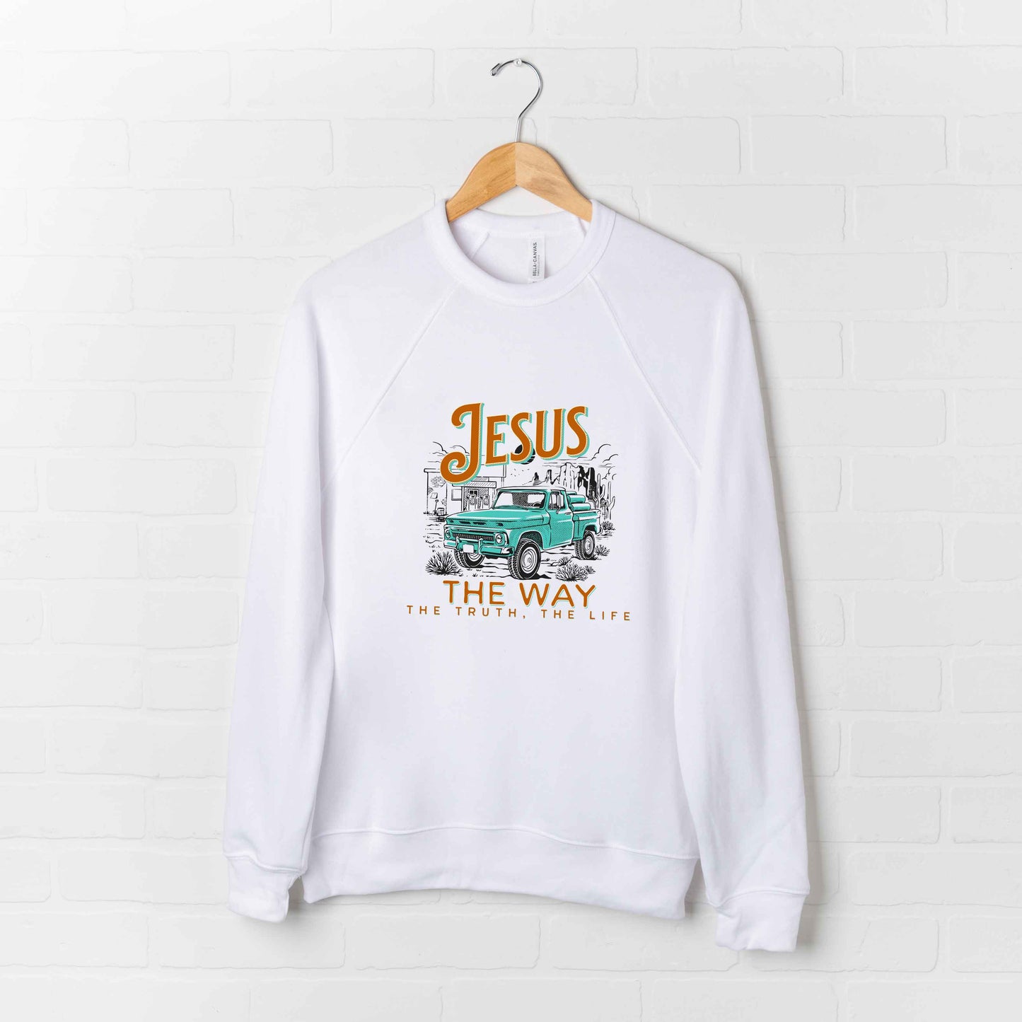 Way Truth Life Truck | Bella Canvas Premium Sweatshirt