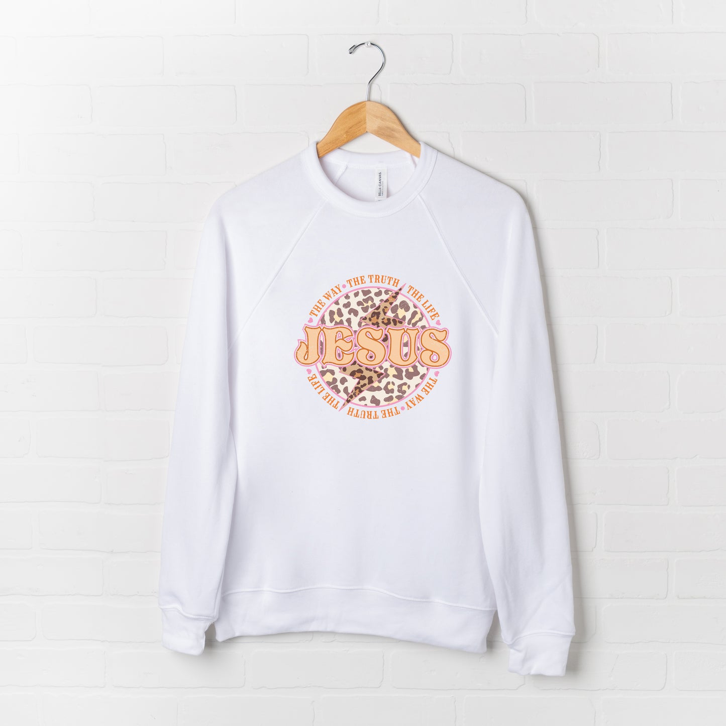 Jesus Leopard | Bella Canvas Premium Sweatshirt