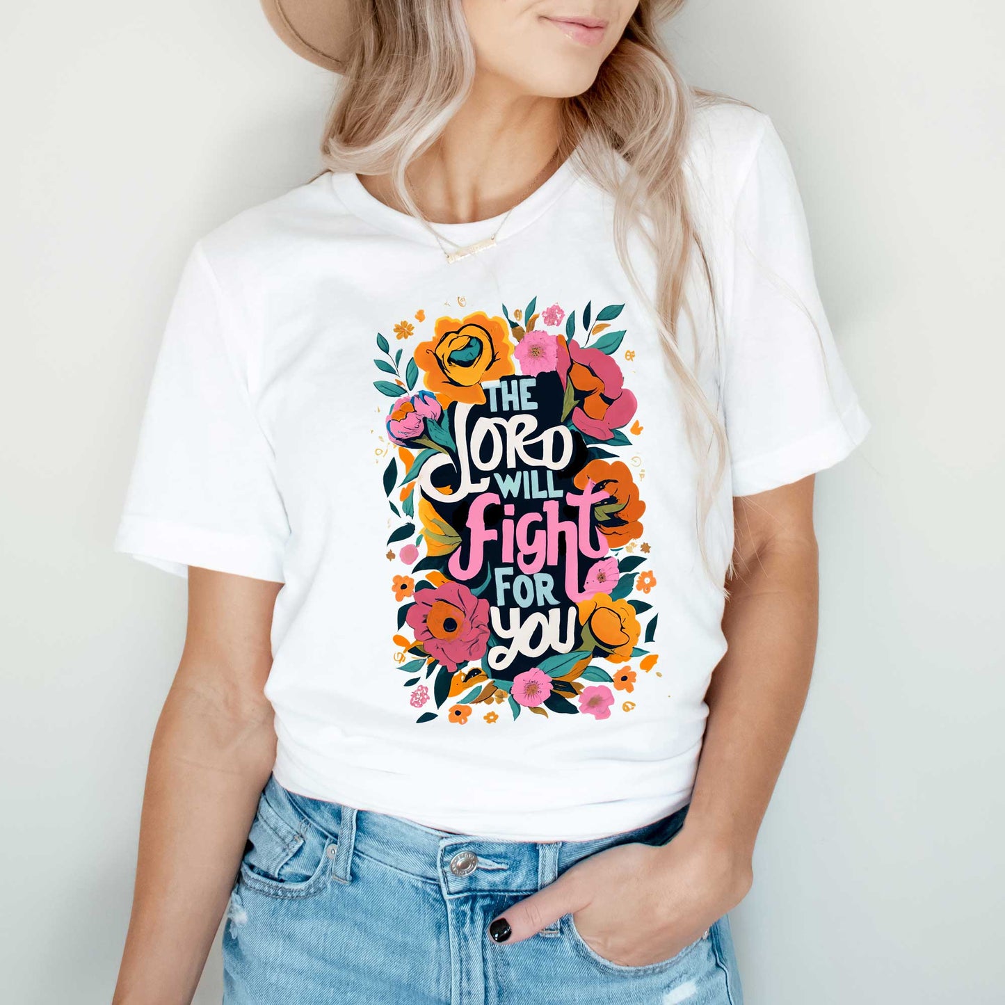 The Lord Will Fight For You | Short Sleeve Crew Neck