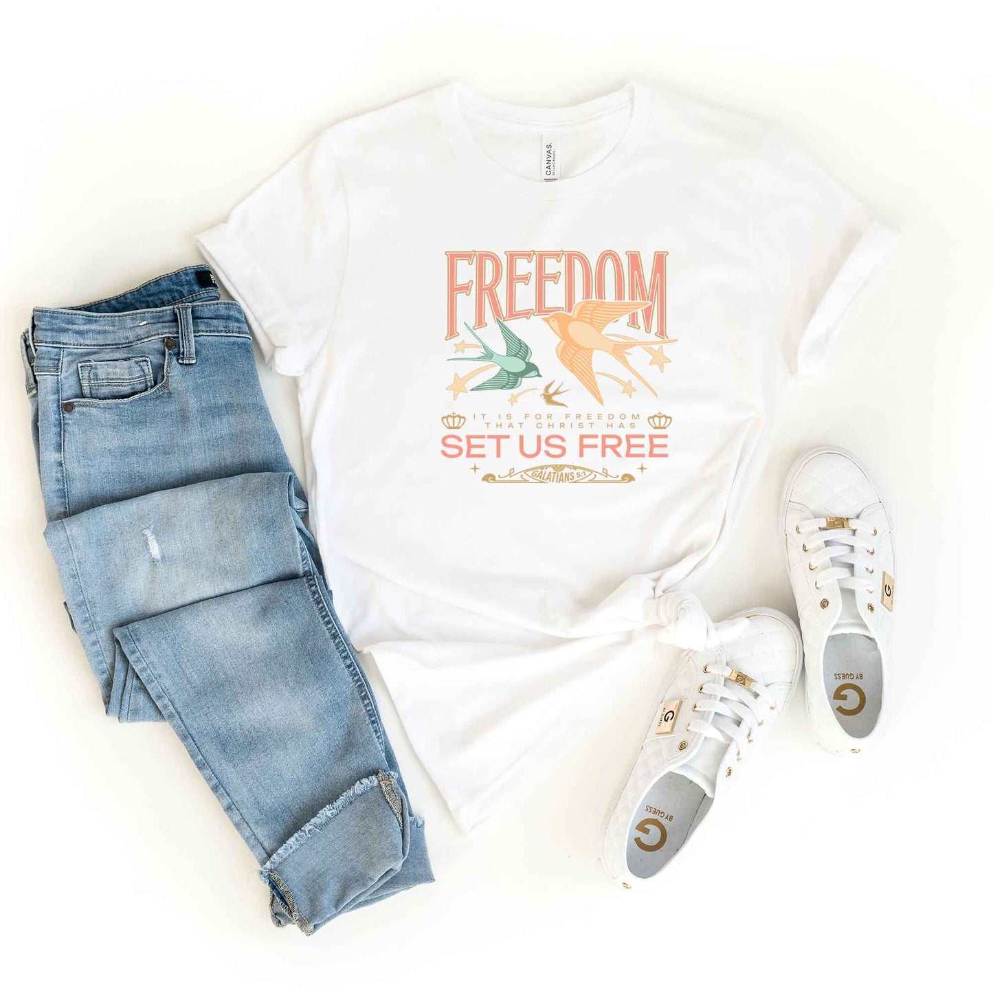 Set Us Free | Short Sleeve Crew Neck