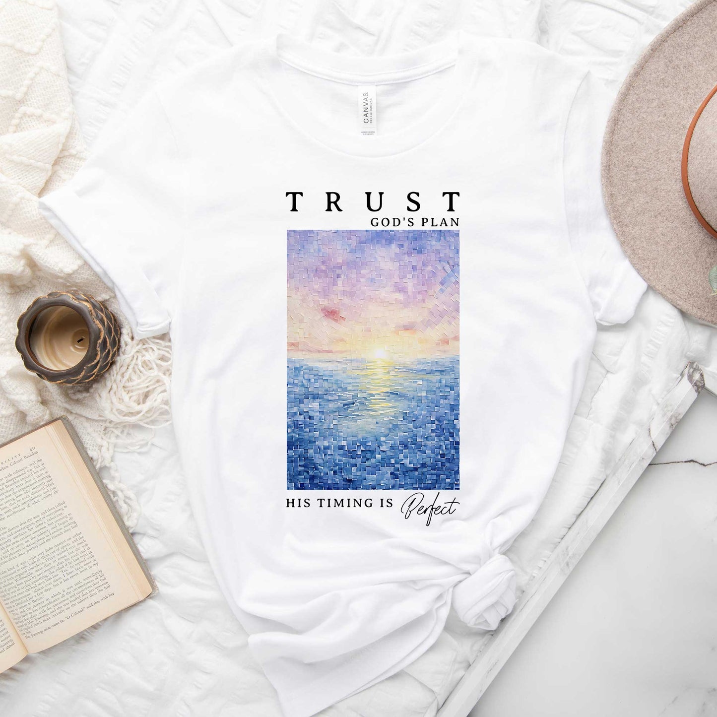 Trust God's Plan | Short Sleeve Graphic Crew Neck