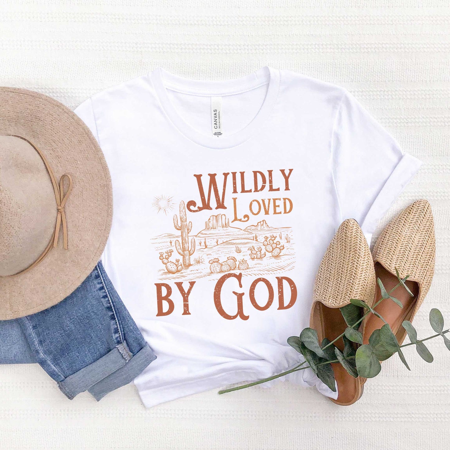 Wildly Loved Cactus | Short Sleeve Crew Neck