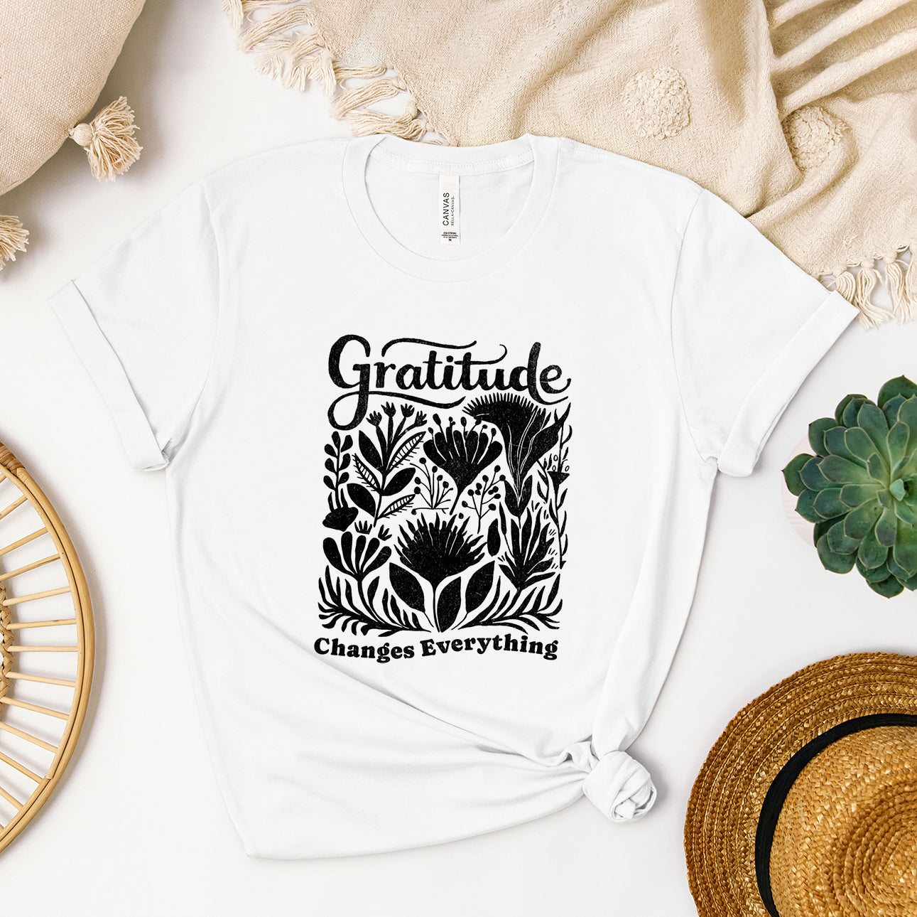 Gratitude Changes Everything | Short Sleeve Crew Neck