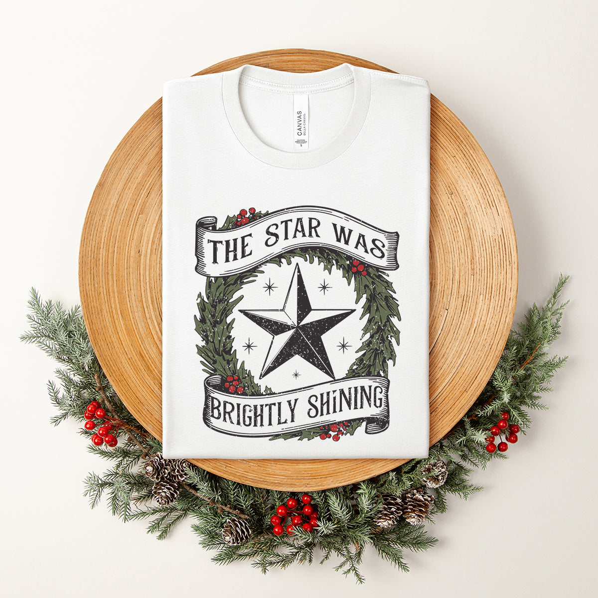 Star Brightly Shining | Short Sleeve Crew Neck