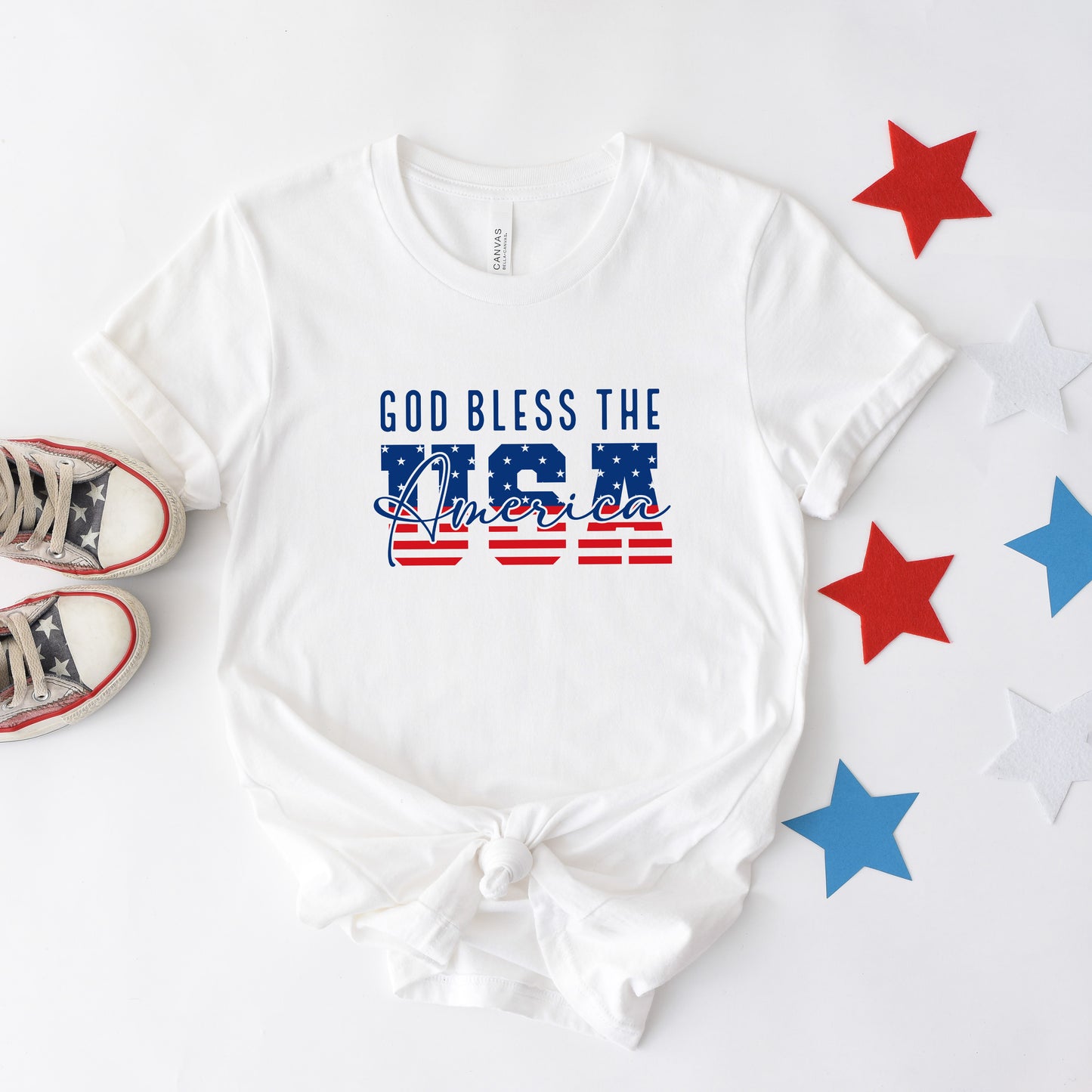 God Bless The USA | Short Sleeve Crew Neck