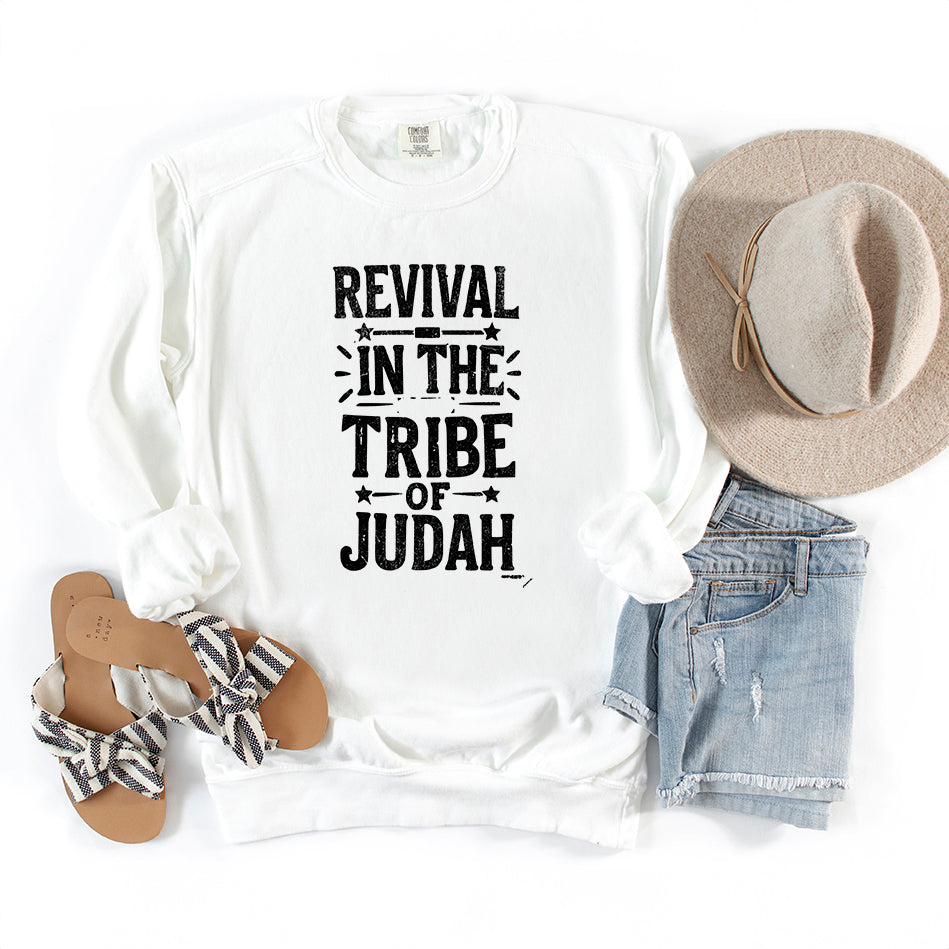 Revival In The Tribe | Garment Dyed Sweatshirt