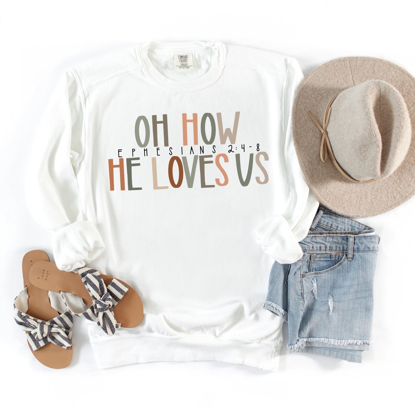 How He Loves Us | Garment Dyed Sweatshirt