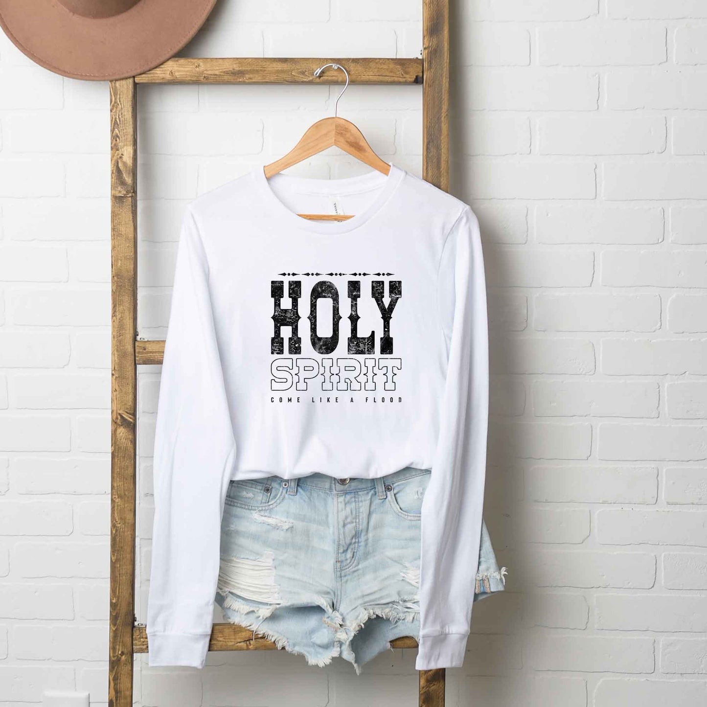 Holy Spirit Flood | Long Sleeve Crew Neck