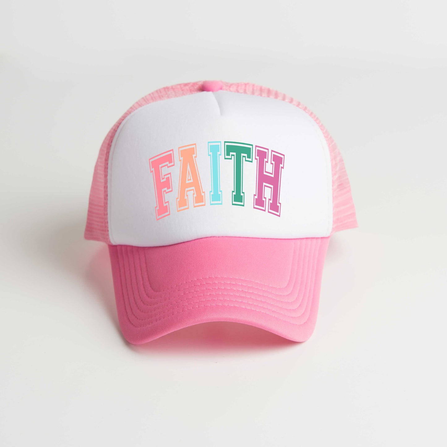Faith Block Colorful | Foam Trucker Hat
