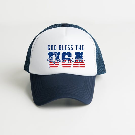 God Bless The USA | Foam Trucker Hat