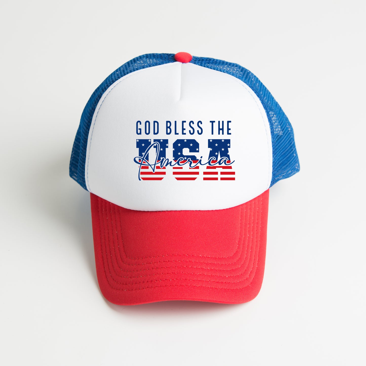 God Bless The USA | Foam Trucker Hat