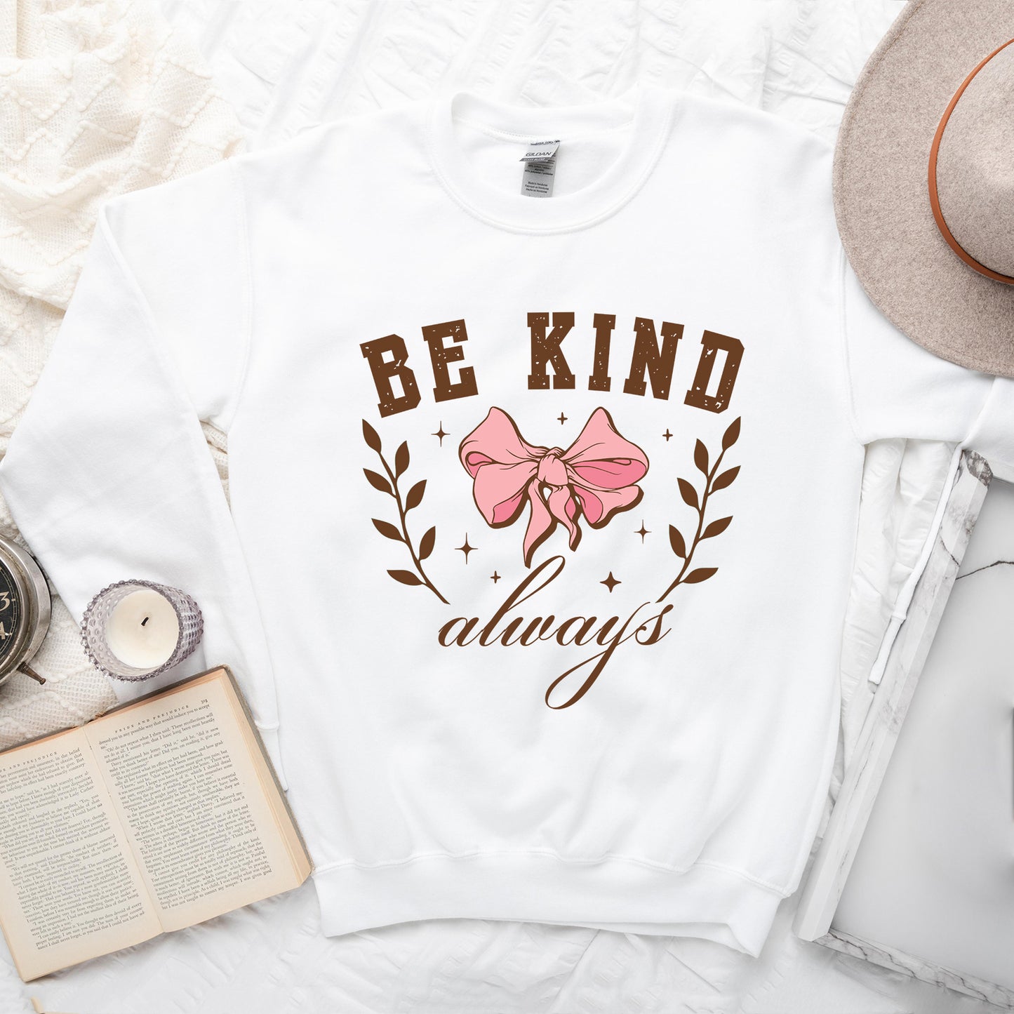 Coquette Be Kind Always | Graphic Sweatshirt