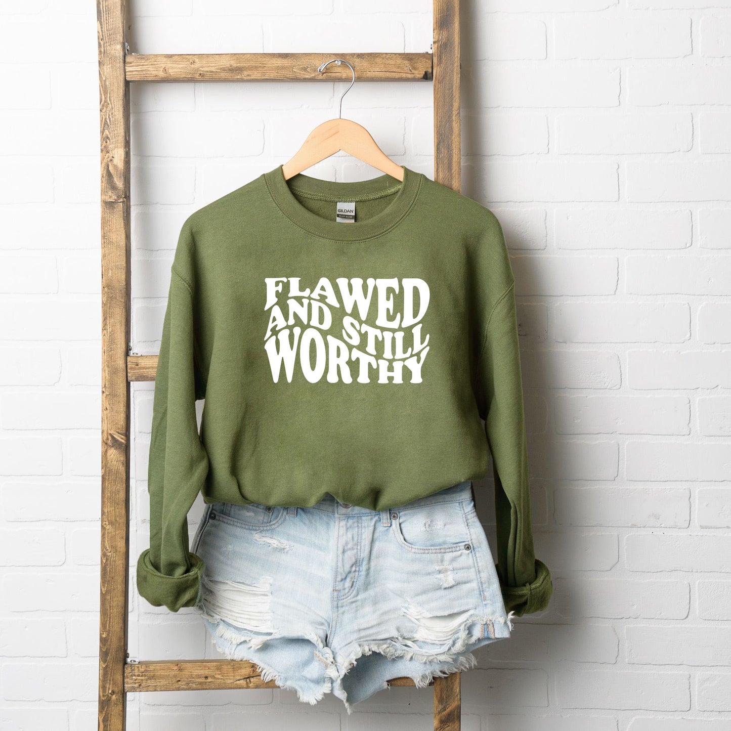 Flawed And Still Worthy | Sweatshirt