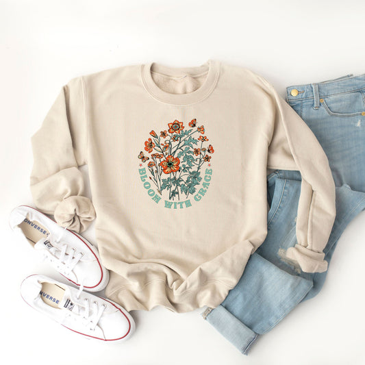 Bloom With Grace | Sweatshirt