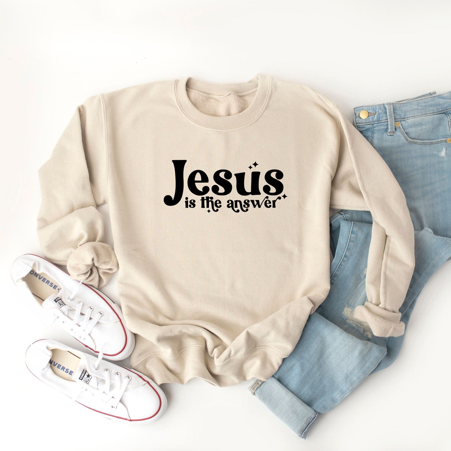 Jesus Is The Answer | Sweatshirt