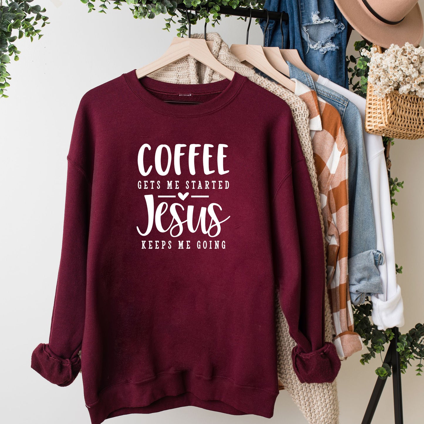 Coffee Gets Me Started | Sweatshirt
