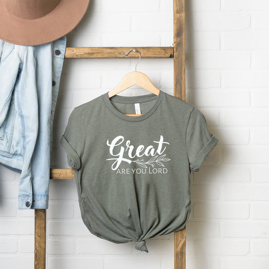 Great Are You Lord | Short Sleeve Crew Neck