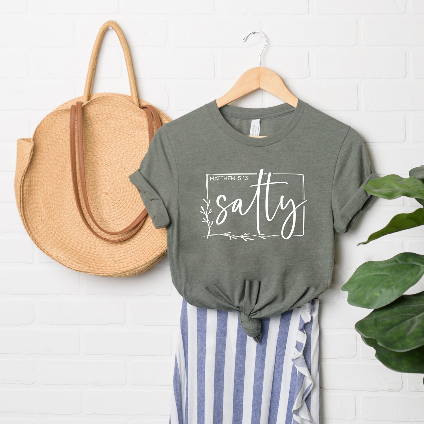 Salty Scripture | Short Sleeve Crew Neck