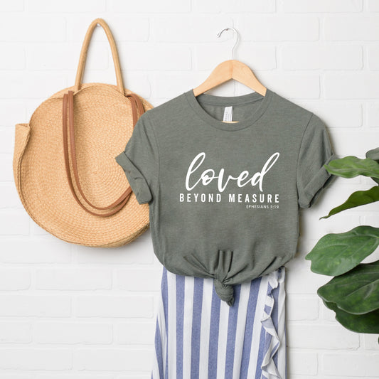 Loved Beyond Measure | Short Sleeve Crew Neck