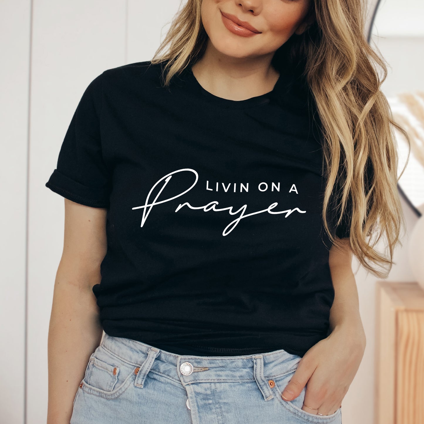 Livin On A Prayer | Short Sleeve Crew Neck