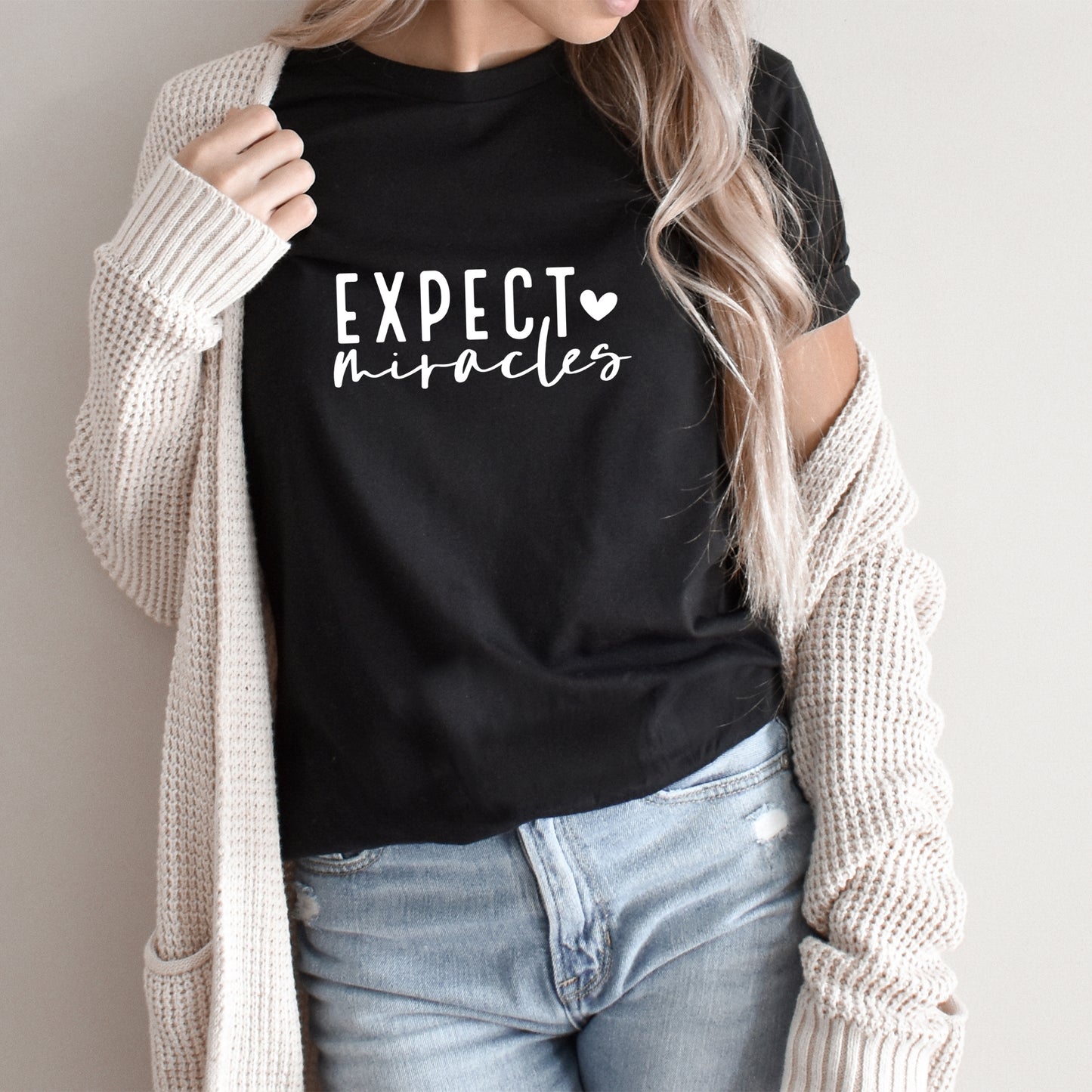 Expect Miracles | Short Sleeve Crew Neck