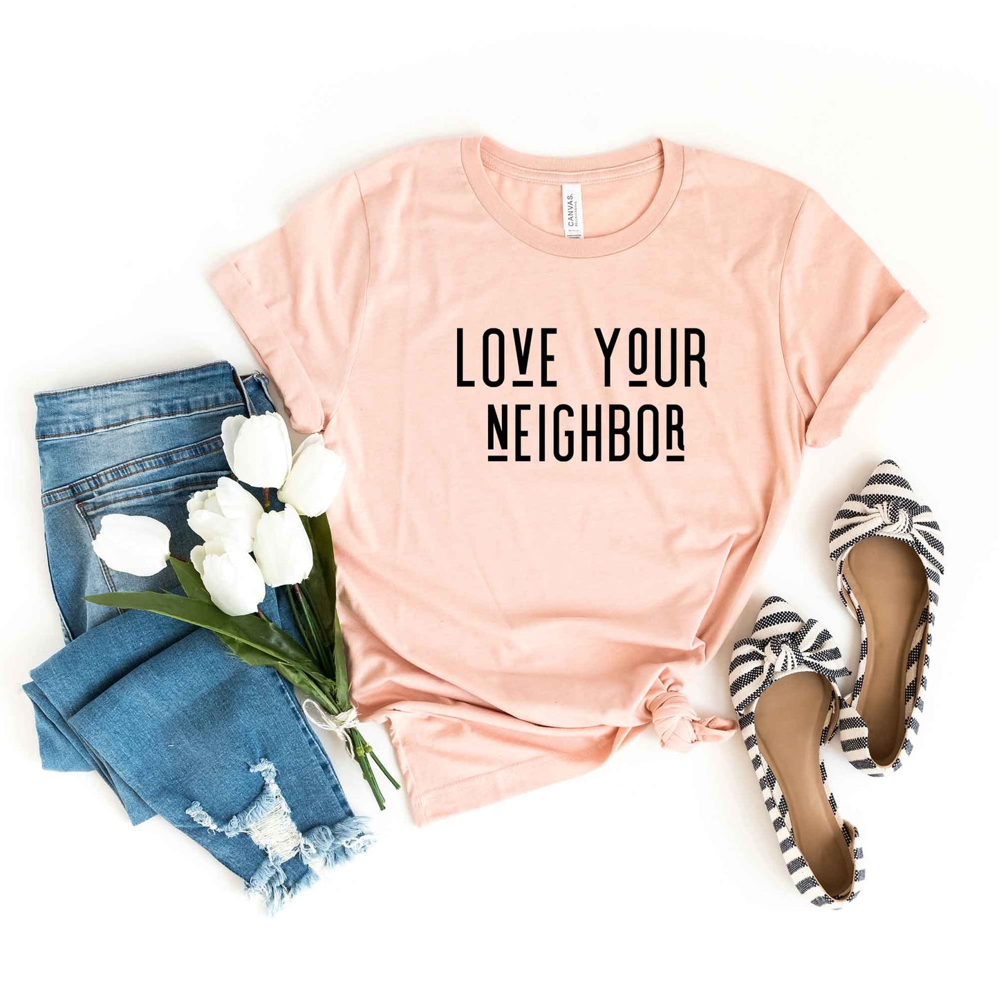 Love Your Neighbor | Short Sleeve Crew Neck