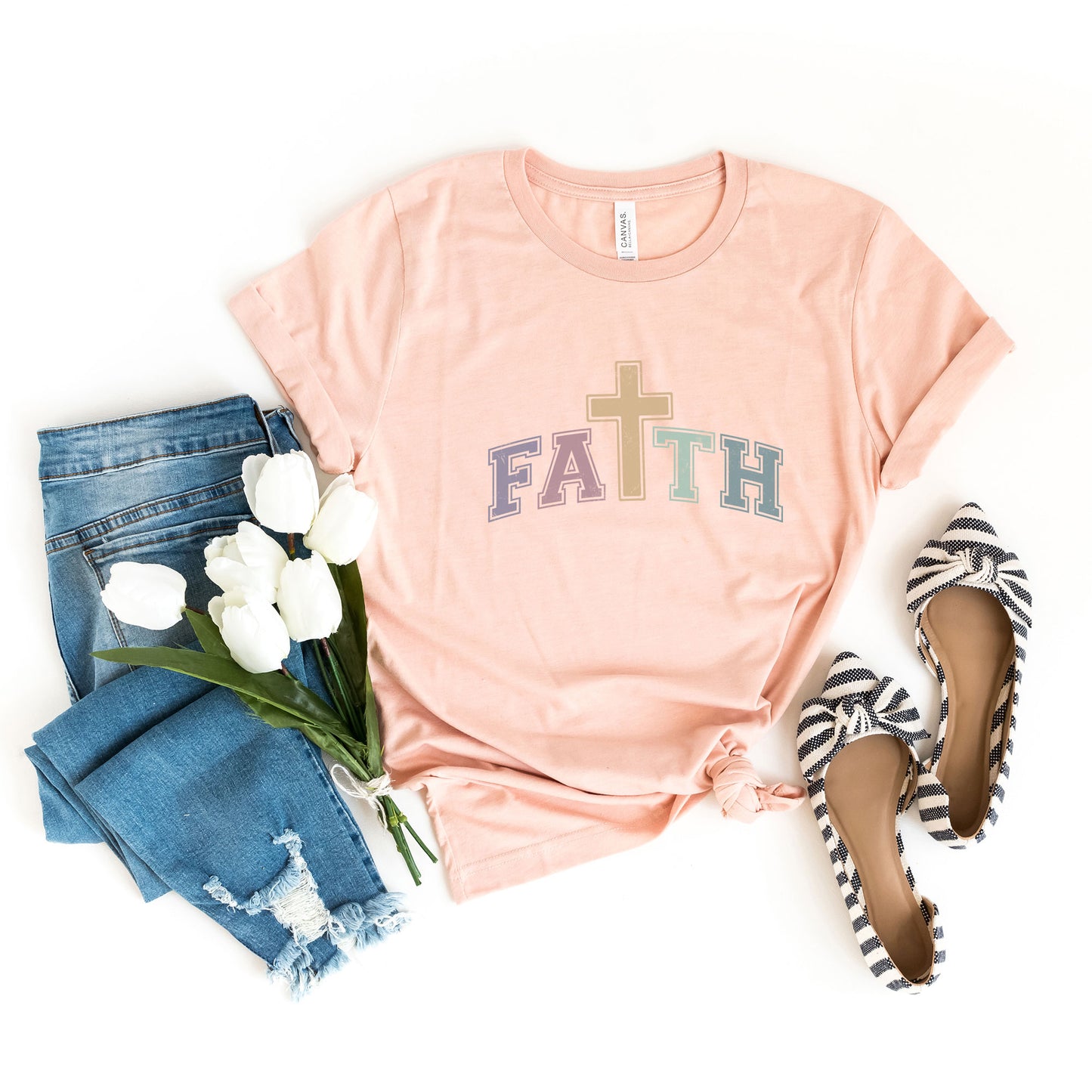 Faith Cross | Short Sleeve Crew Neck