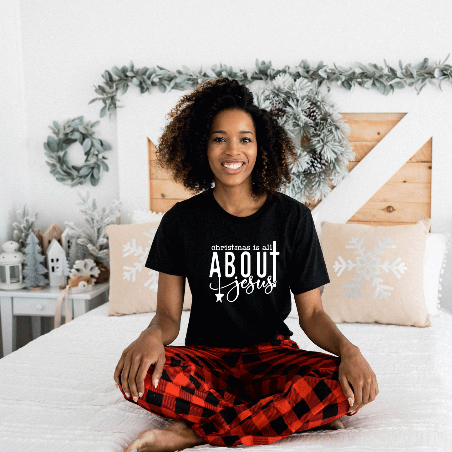 Christmas Is All About Jesus | Short Sleeve Crew Neck