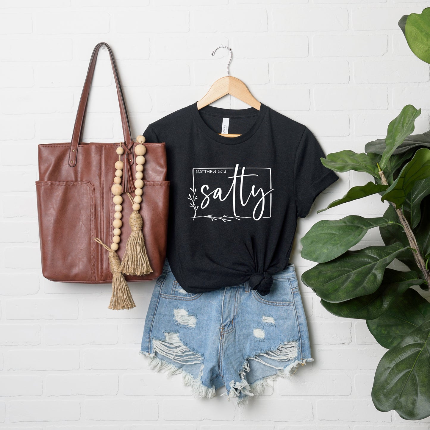 Salty Scripture | Short Sleeve Crew Neck