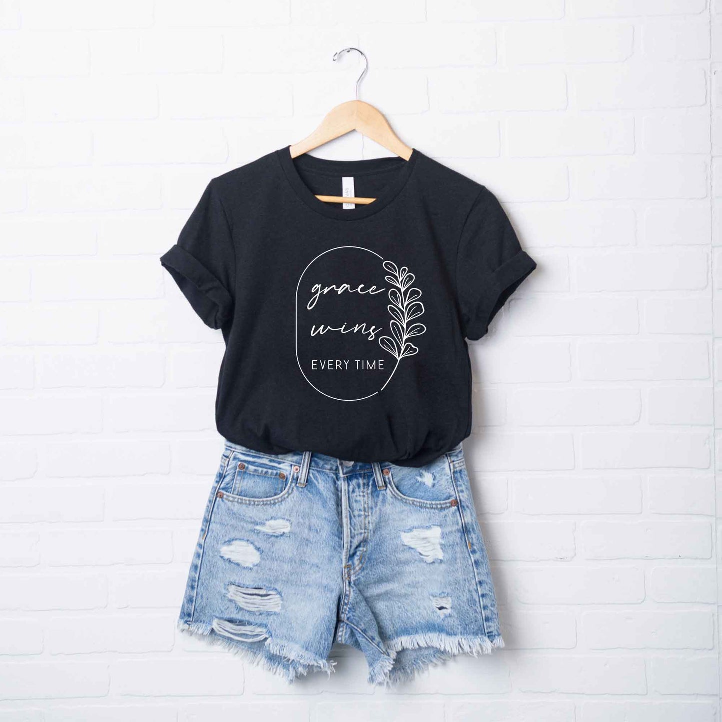 Grace Wins Every Time | Short Sleeve Crew Neck