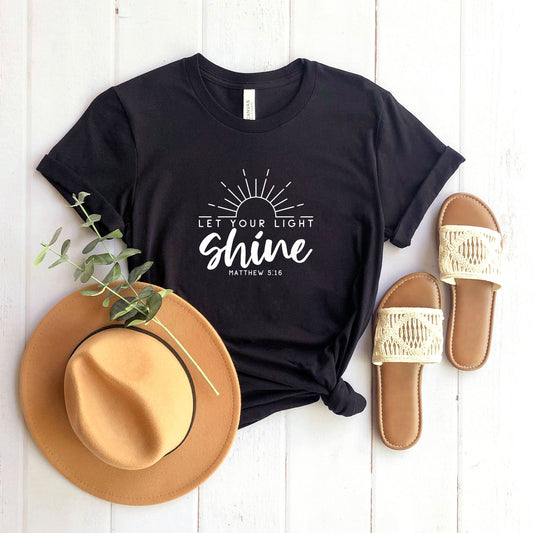 Let Your Light Shine Sun | Short Sleeve Crew Neck