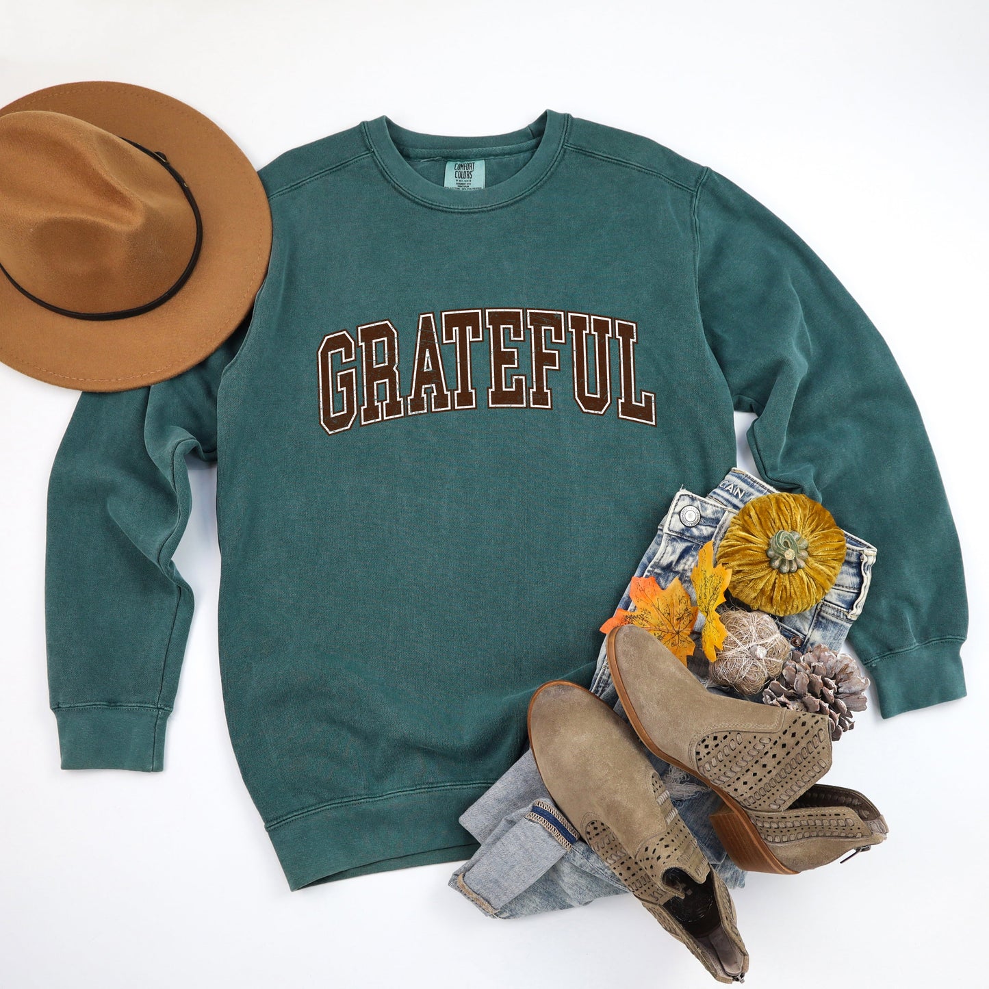 Grateful Grunge | Garment Dyed Sweatshirt