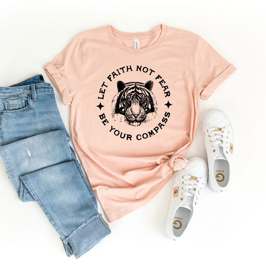 Let Faith Not Fear Tiger | Short Sleeve Crew Neck