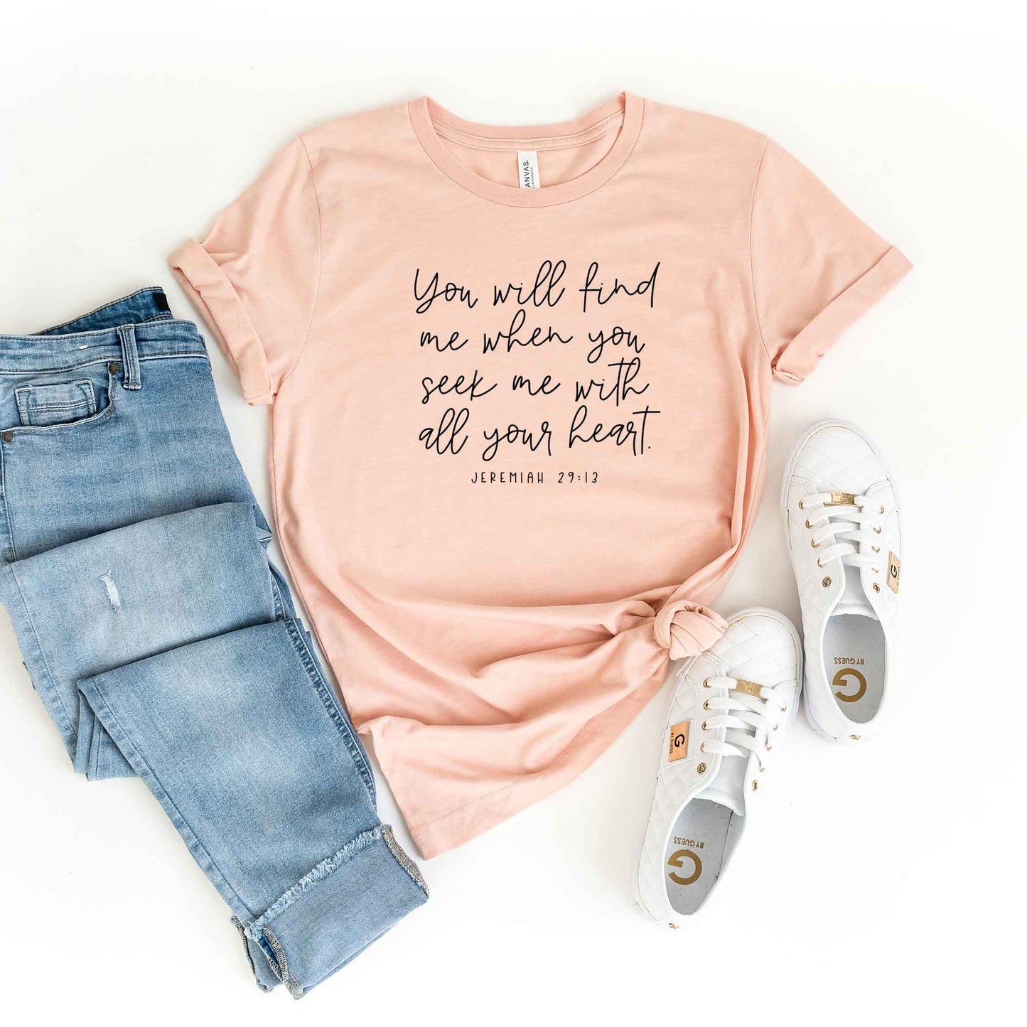 You Will Find Me When You Seek Me | Short Sleeve Crew Neck
