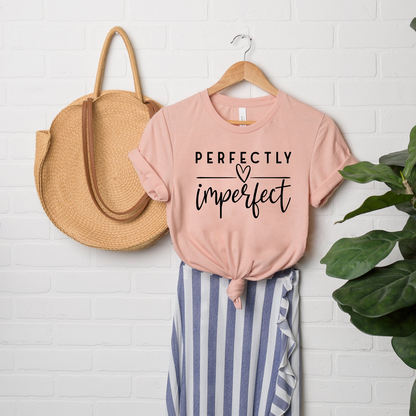 Perfectly Imperfect Heart | Short Sleeve Crew Neck