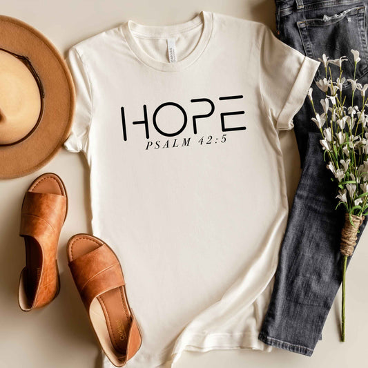 Hope Scripture | Short Sleeve Crew Neck