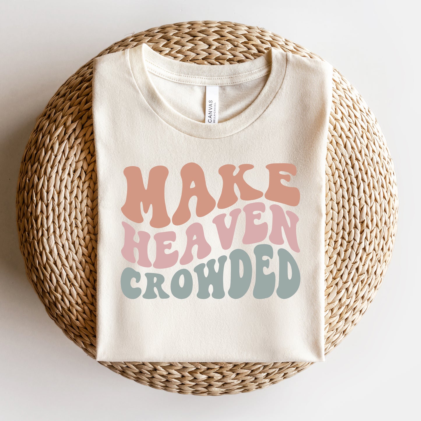 Make Heaven Crowded Wavy | Short Sleeve Crew Neck