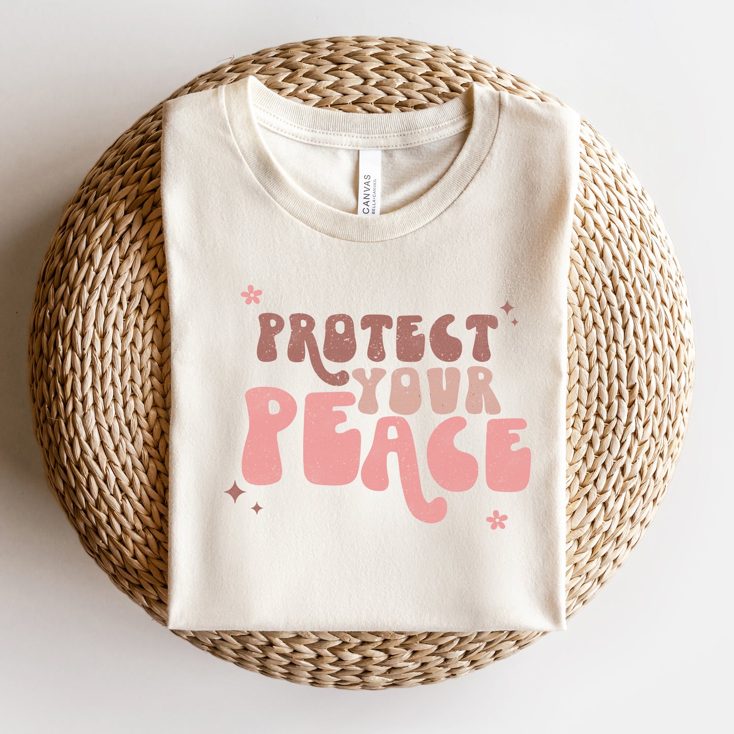 Protect Your Peace Retro | Short Sleeve Crew Neck